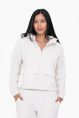 Fleece with Bungee Hem