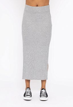 Ribbed High Waisted Heather grey